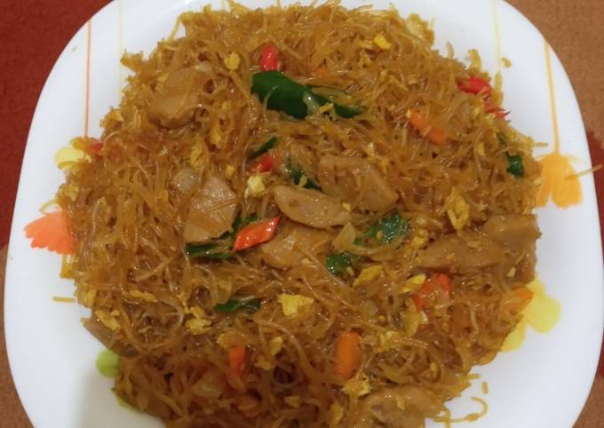 Resep bikin Bihun goreng simple dan enak yang nikmat