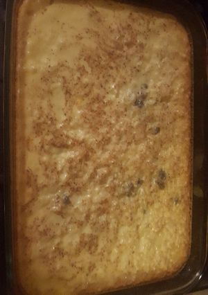 A picture of Custard Rice Pudding.