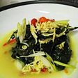 Daun Pepaya Jepang kuah kuning
