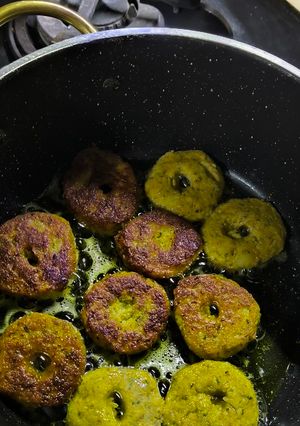 عکسی از دستور کتلت مرغ و عدس