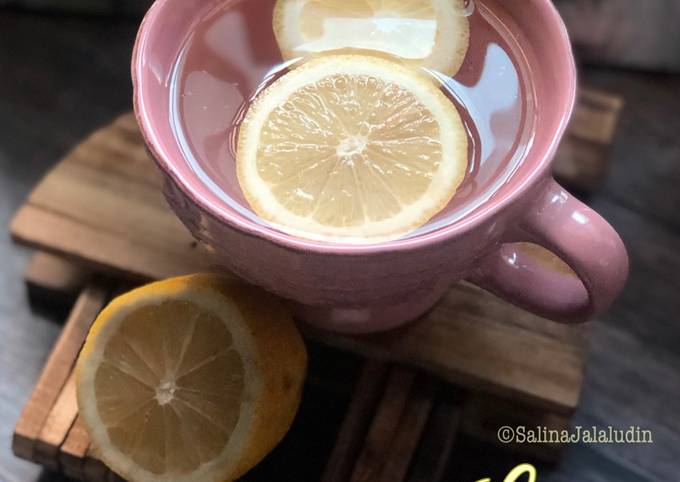 Suam air lemon Tips Cara