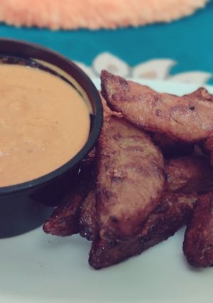 A picture of Potato Wedges.