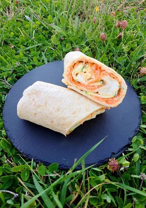 Une photo de Wrap cruditées
