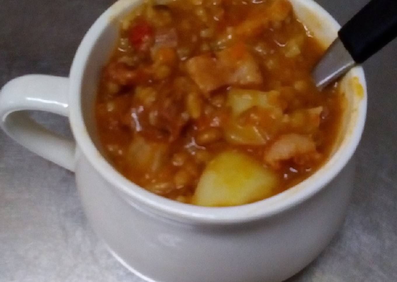 Guiso de lentejas