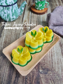 Foto resep Kue Talam Jagung Pandan