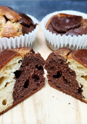 A picture of FIT MUFFINS with Peanut Butter.