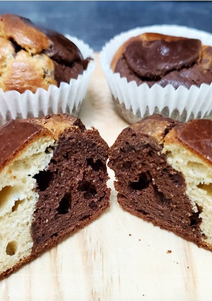A picture of FIT MUFFINS with Peanut Butter.