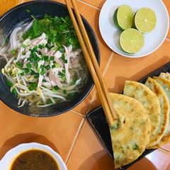 Cong You Bin (Scallion Pancake) A picture of Cong You Bin (Scallion Pancake).