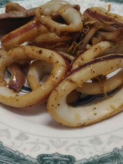 烤魷魚圈-木新店氣炸鍋 的食譜成品照片