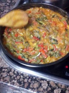 Una foto de Pisto de verduras