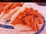 Pan bao con carne desilachada 🍖
