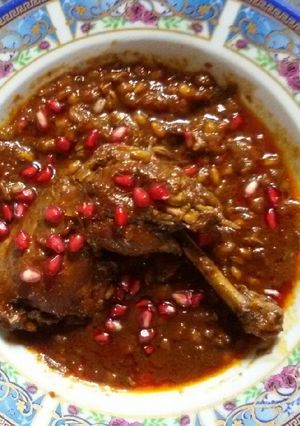 عکسی از دستور مرغ ناردونی