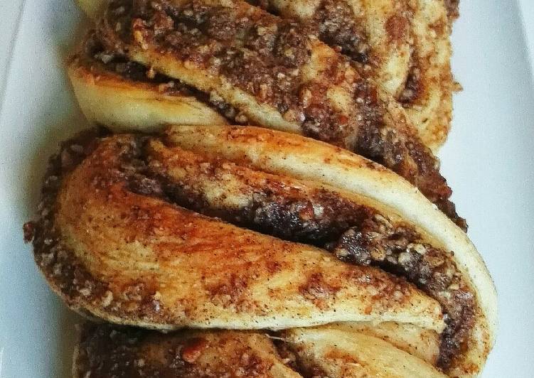 Recipe of Favorite Cinnamon Pecan Braided Bread