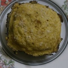 A picture of Coconut,ChocoMicrowave bowl cake#4week's challenge#charityrecipe.