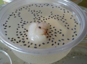 Foto resep Puding Coconut Longan