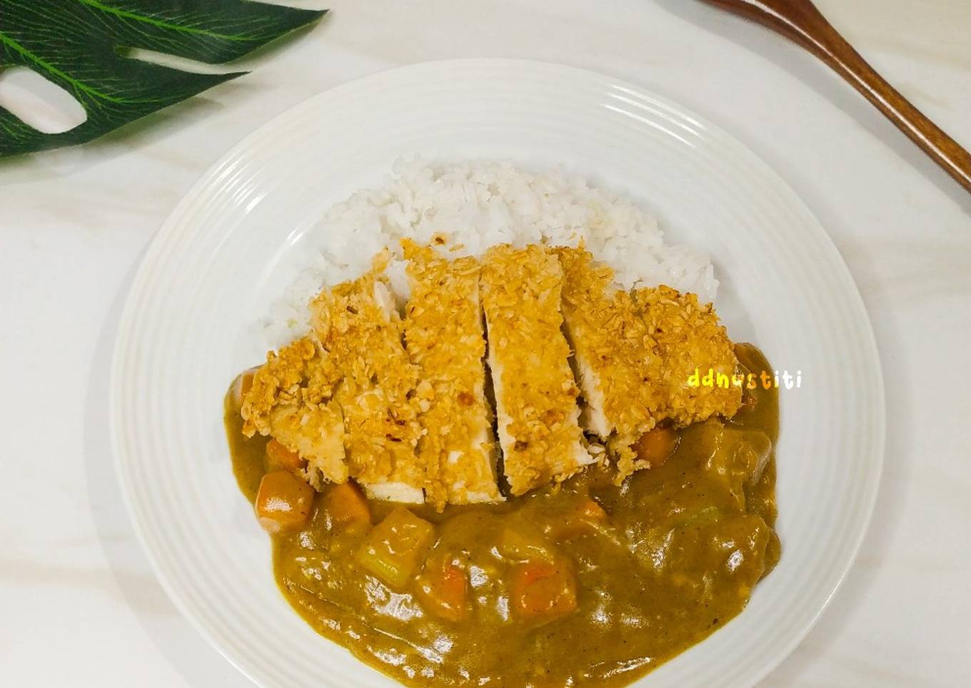 Japanese Chicken Katsu Oat Curry