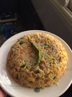 صورة لوصفة رز مقلي