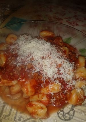 Una foto de Ñoquis de papas