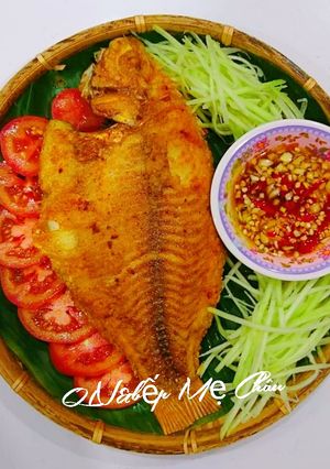 Hình của món Cá diêu hồng chiên.