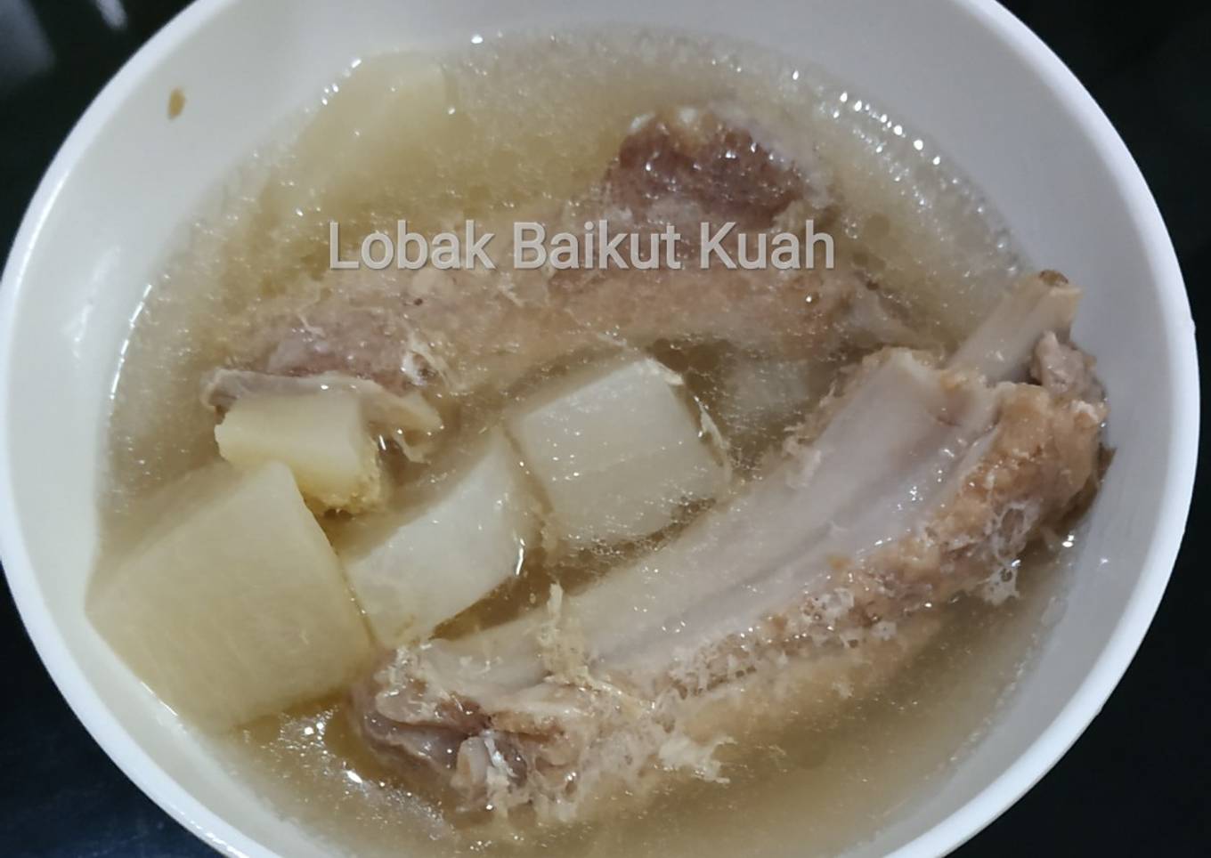 Lobak baikut kuah