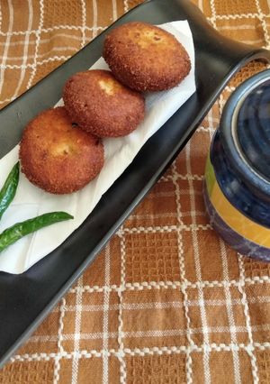 A picture of Dahi ke kebab (no onion garlic).