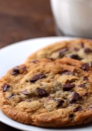Una foto de Galletas con chispas de chocolate