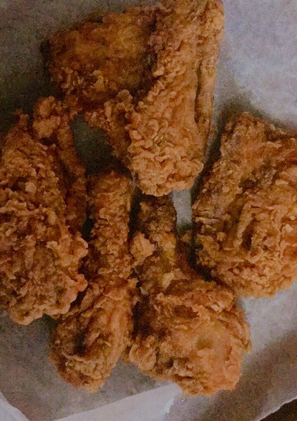 A picture of Crispy fried chicken.