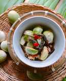 Cà Pháo Xanh Trộn Ba Khía