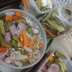 A picture of Vegetables pickle.