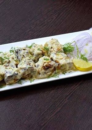 A picture of Malai Soya Chaap Tikka without Tandoor#Street#Grand.