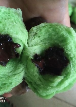 Foto resep Bakpau pandan isi coklat lumer