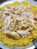 Arabian dish (kapsa) الكبسة العربية بالدجاج