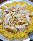 Arabian dish (kapsa) الكبسة العربية بالدجاج