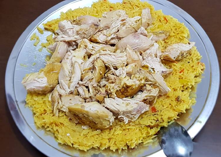 How to Boil Appetizing Arabian dish (kapsa) الكبسة العربية بالدجاج