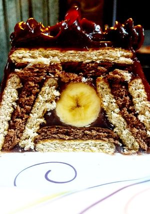 عکسی از دستور دسر یخچالی
