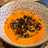 Salmorejo de zanahorias, frutos secos y aceite de albahaca 🌿