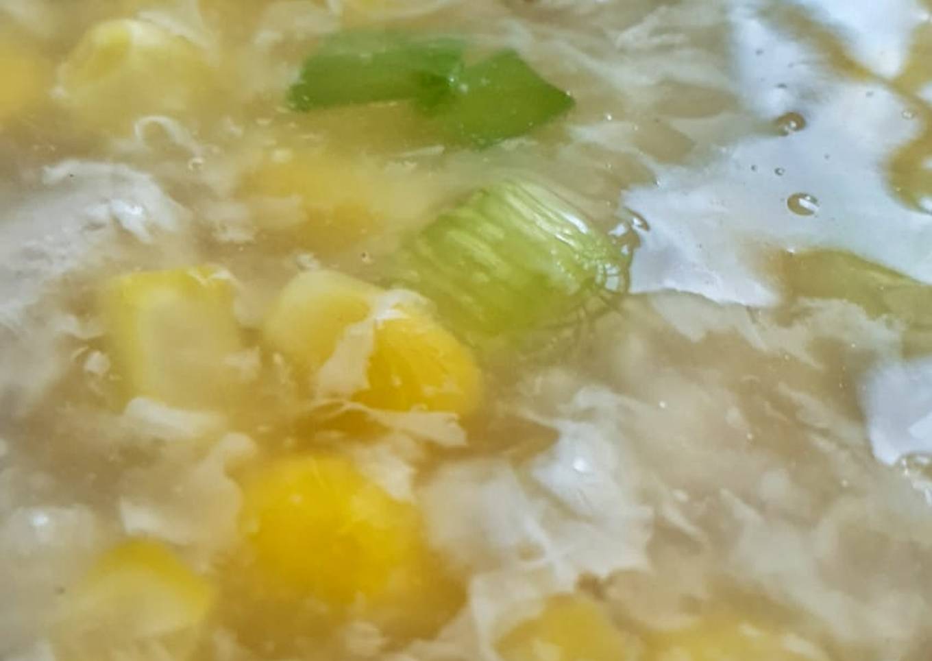 Sup Jagung Ayam Murah & Mudah