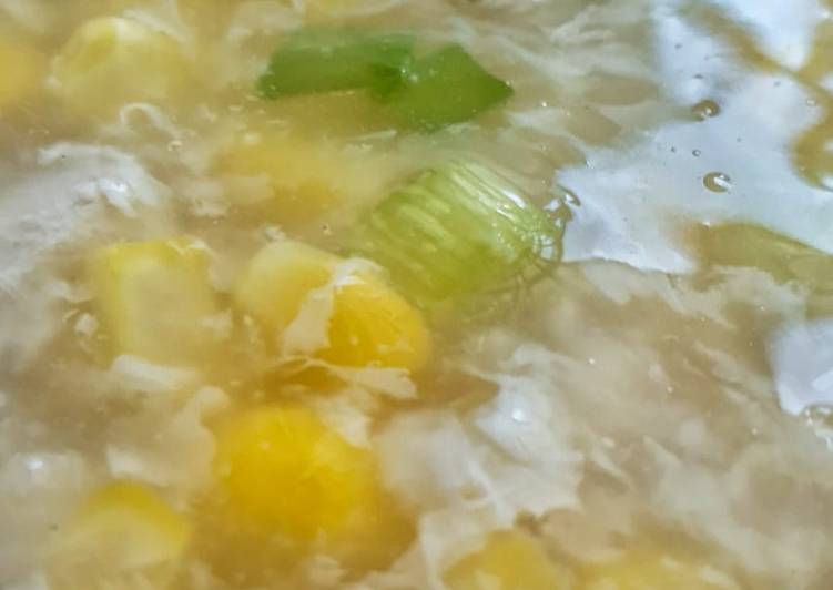Sup Jagung Ayam Murah & Mudah