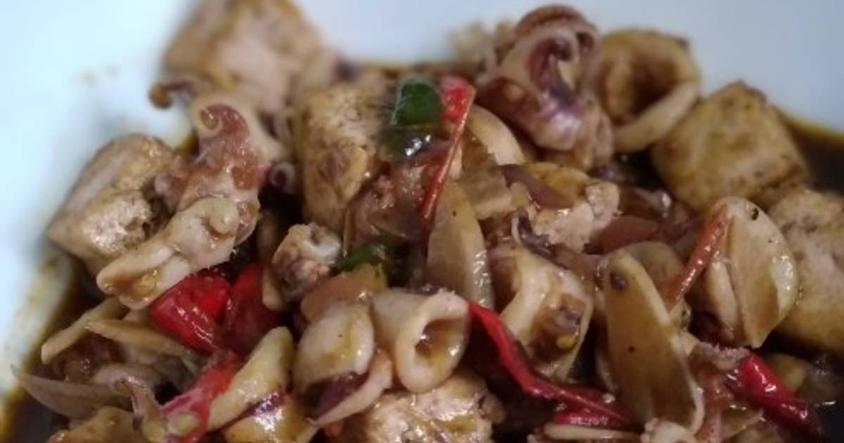 Resep Cumi Asam Manis Pedas Oleh Santi Rahayu Cookpad