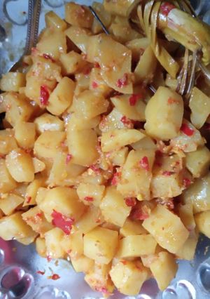 Foto resep Kentang balado super hemat tapi nikmat#5resepterbaruku