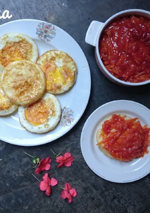 Foto resep Telur Ceplok Asam Manis