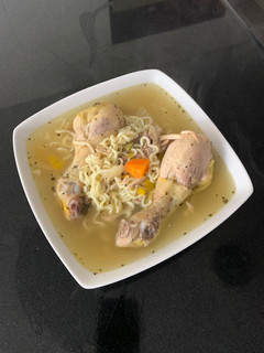 Una foto de Sopa de pollo