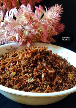 A picture of Dambun kifi/kafi kaza.