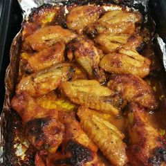A picture of Honey Mustard Wings.