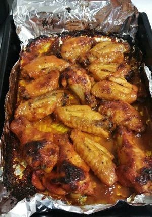A picture of Honey Mustard Wings.