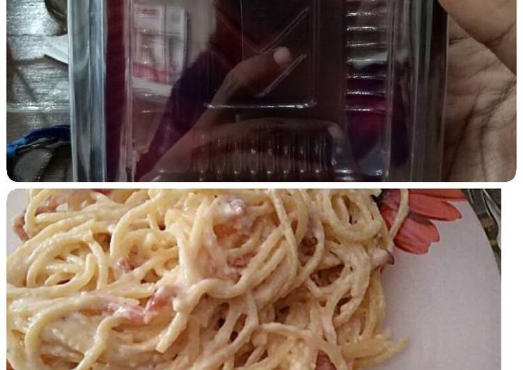 Spagheti Carbonara layak jual tanpa gagal