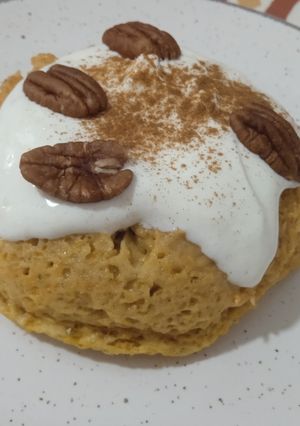 Foto principal de Mug cake de tarta de zanahoria