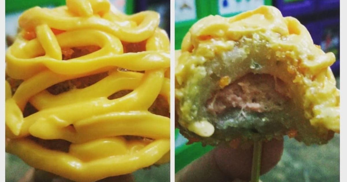Bola Crispy Yummy dengan Isian Sosis
