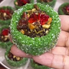 A picture of Date and paan Sweets.