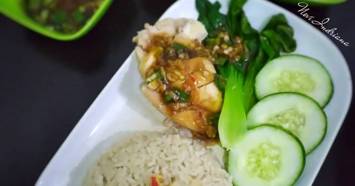 Resep Nasi Ayam Hainan Rice Cooker Ala Chef Devina Hermawan Oleh Novi